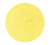Berretto da basco estivo da donna, in lana, stile britannico, vintage, autunno/inverno, versione coreana, hipster, sistema letterario, tutti i basco da donna, giallo., Taglia unica
