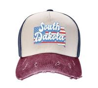 Berretto da Baseball 50 USA States Home Wyoming Cappellino da Baseball Regolabile Trucker cap Vintage Dad Hat per Escursionismo Running Campeggio