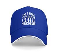 Berretto da Baseball all Need Is Coffee And Pi Dad Hat Traspirante Cappellino Visiera Regolabile Cappellino da Baseball per Campeggio Sport Escursionismo