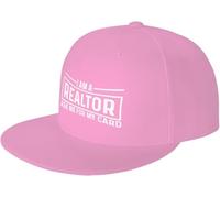 Berretto da Baseball Ask Me for My Card I Am A Realtor Cappellino da Baseball Protezione UV Trucker cap Unisex Dad Hat per Running Escursionismo Campeggio