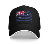 Berretto da Baseball Australia Australians American Flag Cappello da Baseball A Croce Caccia Protezione Solare Regolabile Cappucci da Golf, per All'Aperto, Sportivo, Pesca, Campeggio, 55-59cm