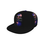 Berretto da Baseball Australia Flag And America Flag Cappellino da Baseball Regolabile Trucker cap Protezione UV Cappellino Visiera per Campeggio Escursionismo Gym