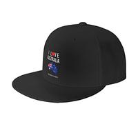 Berretto da Baseball Australia I Love Australia Cappello All'Aperto Casuale Regolabile Cappucci da Golf, per Tennis, Sportivo, Pesca, All'Aperto, 55-59cm