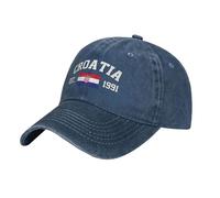 Berretto da Baseball Bandiera della Croazia Cappello Protezione Solare Sun Cappello Vintage Cappellino da Baseball per Seasons, Viaggi, unità