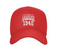 Berretto da Baseball Best Grandma Grandpa Birthday 1942 Funny Dad Hat Vintage Trucker cap Regolabile Cappellino Visiera per Escursionismo Gym Campeggio