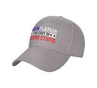 Berretto da Baseball,Bidenflation The Cost of Voting Stupid, Joe Biden Inflation Cappellini Casuali Protezione UV,Traspirante Baseball Cappelli per Viaggi Donna Outdoor