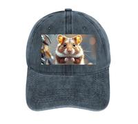 Berretto da baseball carino e strano per adulti, classico cappello da baseball regolabile, berretto sportivo lavato per attività all'aperto, Stile navy, taglia unica