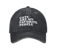 Berretto da Baseball Cat Are My Favorite People Cappello A Sandwich Low Profile Cappellino Sport Quick Dry Cappucci da Golf per Viaggi Tennis Golf