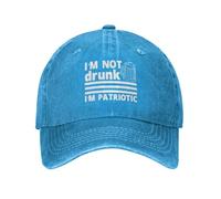 Berretto da Baseball Classic,Protezione UV Trucker Cappello I'm Not Drunk Today Baseball Cappelli per Adulto Unisex Uomo