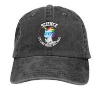 Berretto da Baseball Colore Puro Cappelli da papà La Scienza È Come La Magia Ma Vera Cappello da Donna Visiera da Sole Cappellini da Baseball Carino Unicorno Cartone Animato Visiera cap Regalo