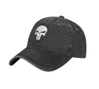 Berretto da Baseball con Logo Punisher Neutro per Uomini e Donne, Berretto da Baseball con Logo Punisher, Pattino da Tennis, SUNSSCreen, Lavaggio, Hip Hop, y2k, Design Divertente, Moda Snapback
