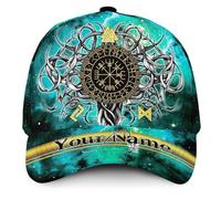 Berretto da Baseball Customize Viking, Vikings - Personalized Cappellino da Baseball Protezione UV Trucker cap Vintage Dad Hat per Escursionismo Running Sport