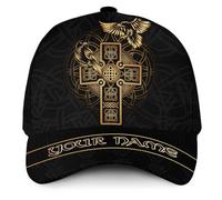 Berretto da Baseball Customize Viking, Vikings - Personalized Cappellino Visiera Regolabile Cappellino da Baseball Traspirante Trucker cap per Sport Running Campeggio