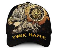 Berretto da Baseball Customize Viking, Vikings - Personalized Trucker cap Protezione UV Dad Hat Traspirante Cappellino Visiera per Escursionismo Sport Campeggio