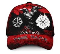 Berretto da Baseball Customize Viking, Vikings - Personalized Trucker cap Vintage Cappellino Visiera Protezione UV Cappellino da Baseball per Sport Campeggio Running