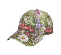 Berretto da Baseball Cute Frog Perched On Mushroom Bush Cappello da Baseball A Croce Caccia Moda Traspirante Cappellino da Camionista, per Tennis, All'Aperto, Golf, 57-60cm
