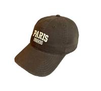 Berretto da baseball da uomo alla moda Pa RIS berretto da baseball uomo donna retrò sport all'aperto casual cappello da sole estivo, Caff, Taglia unica