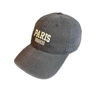 Berretto da baseball da uomo alla moda Pa RIS berretto da baseball uomo donna retrò sport all'aperto casual cappello da sole estivo, Grigio, Taglia unica