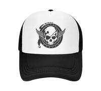 Berretto da Baseball da Uomo, Cappello da Camionista con Logo Outer Heaven Personalizzato Adulto Metal Gear Solid Video Game Berretto da Baseball Regolabile Donna Uomo Hip Hop Trucker cap, Regalo