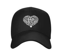 Berretto da Baseball da Uomo Divertente papà Berretto da Baseball Cappello Snapback Regolabile Numero 1 papà Stampa Design Regalo di Moda per la Festa del papà