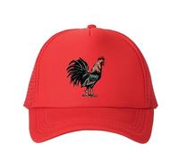Berretto da Baseball da Uomo e da Donna con Protezione Solare Cappello da Camionista Cappello da Camionista for Il Tempo Libero Stampato Cappellino Non Strutturato Regolabile(Red)