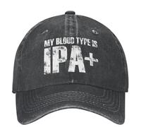 Berretto da baseball da uomo Il mio gruppo sanguigno è Ipa Merchandise Uomo Donna Cappellini da baseball Amante della birra artigianale Cappello da camionista Copricapo estivo all'aperto regalo