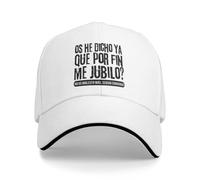 Berretto da Baseball da Uomo Ti Ho già Detto Che Finalmente Mi Sono ritirato Cappelli da Baseball spagnoli con Visiera Uomo Donna Cappelli Regalo