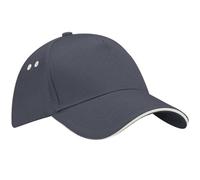 Berretto da baseball di cotone Beechfield, unisex, Graphite /grey, Taglia unica