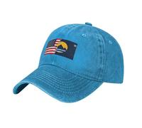 Berretto da Baseball Flag of Reno, Nevada And America Dad Hat Vintage Cappellino da Baseball Protezione UV Cappellino Visiera per Running Escursionismo Sport