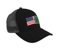 Berretto da Baseball Flag of The United States Border Patrol And America Cappellino da Baseball Protezione UV Cappellino Visiera Vintage Trucker cap per Running Escursionismo Sport
