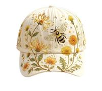 Berretto da Baseball Floreale Botanico, Cappello Regolabile con Simpatici Motivi di Animali E Piante, Leggero E Traspirante, Comfort E Moda for I Viaggi di Giardinaggio(1-1)