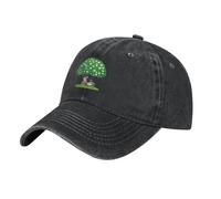 Berretto da Baseball Flower Bicycle Under The Tree Printing Cappellino Visiera Regolabile Cappellino da Baseball Vintage Trucker cap per Running Sport Escursionismo