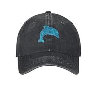 Berretto da Baseball Frutiger Aero Sun Dolphin Bead Fashion Donna Uomo Lavato Trucker Regolabile Stampa Sport all'Aria Aperta
