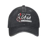 Berretto da Baseball Half Indonesian American Flag It's in My Dna Dad Hat Regolabile Trucker cap Vintage Cappellino da Baseball per Escursionismo Campeggio Gym