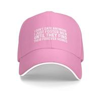 Berretto da Baseball I Don't Date Anymore I Just Foster Until They Find Their Forever Homes Trucker cap Soft Cappellino da Baseball Protezione UV Dad Hat per Running Sport Escursionismo