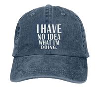 Berretto da Baseball I Have No Idea What I'm Doing White Black Cappellino Visiera Soft Trucker cap Vintage Dad Hat per Escursionismo Campeggio Sport
