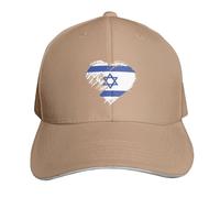 Berretto da Baseball I Love Israel Cappellino Visiera Protezione UV Trucker cap Vintage Cappellino da Baseball per Running Escursionismo Sport