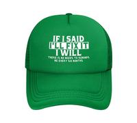 Berretto da Baseball If I Said I'll Fix It I Will There Is No Needs To Reminds Me Every Six Months Cappellino Visiera Sports Trucker cap Regolabile Dad Hat per Gym Running Campeggio