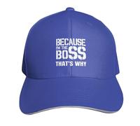 Berretto da Baseball I'm The Boss That's Why Black Cappellino Visiera Protezione UV Dad Hat Traspirante Trucker cap per Running Escursionismo Campeggio