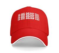 Berretto da Baseball Is He Dead Yet Cappellino da Baseball Regolabile Trucker cap Traspirante Dad Hat per Escursionismo Running Sport