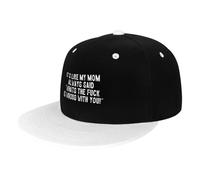Berretto da Baseball It's Like My Mom Always Said Whats The Fuck Is Wrong with You Cappellino da Baseball Vintage Trucker cap Regolabile Dad Hat per Running Campeggio Escursionismo