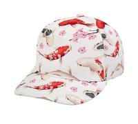 Berretto da Baseball Japan Koi Fish Cappello con Visiera Asciugatura Rapida Regolabile Cappucci da Golf, per Sportivo, Campeggio, Golf, 57-60cm