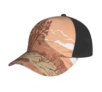 Berretto da Baseball Joshua Tree Desert Within Joshua Tree National Park California And Nevada Cappellino da Baseball Protezione UV Dad Hat Traspirante Trucker cap per Campeggio Running