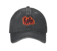 Berretto da Baseball Korn Rock Band Musica Uomo Donna Berretto da Baseball Distressed Cappelli Lavati cap Casual Outdoor Tutte Le Stagioni Cappello da Viaggio Regalo