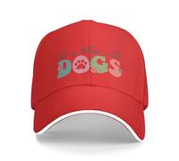 Berretto da Baseball Life Is Better with Dog Funny for Dog Lover Life Is Better with Dog Cappellino Visiera Unisex Dad Hat Protezione UV Trucker cap per Running Escursionismo Campeggio