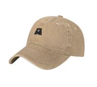 Berretto da Baseball Little Bear Animal Head Printing Trucker cap Vintage Cappellino Visiera Regolabile Dad Hat per Running Escursionismo Sport