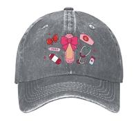 Berretto da Baseball Nurse Valentines Day Cappello Sportivo Uomini Protezione Solare Cappucci da Golf, per Golf, Tennis, Pesca, 55-59cm