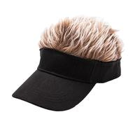 Berretto Da Baseball Per Parrucca Da 1 Pezzo, Berretto Da Baseball Regolabile, Berretto Da Esterno Per Uomo, Divertente Cappello Da Sole, Berretto Per Parrucca Alla Moda