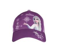 Berretto da baseball per ragazze Disney La regina di ghiaccio Elsa Frozen per bambini, berretto da baseball, regolabile, viola