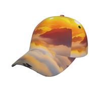 Berretto da Baseball Pine Tree On Mountain Top Pattern Cappellino Visiera Traspirante Dad Hat Protezione UV Trucker cap per Sport Gym Campeggio